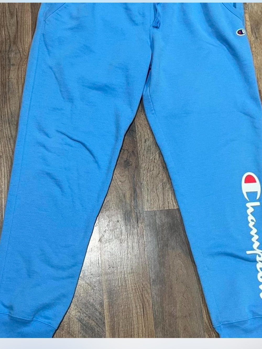 Champion men’s Blue Logo Jogger Sweatpants